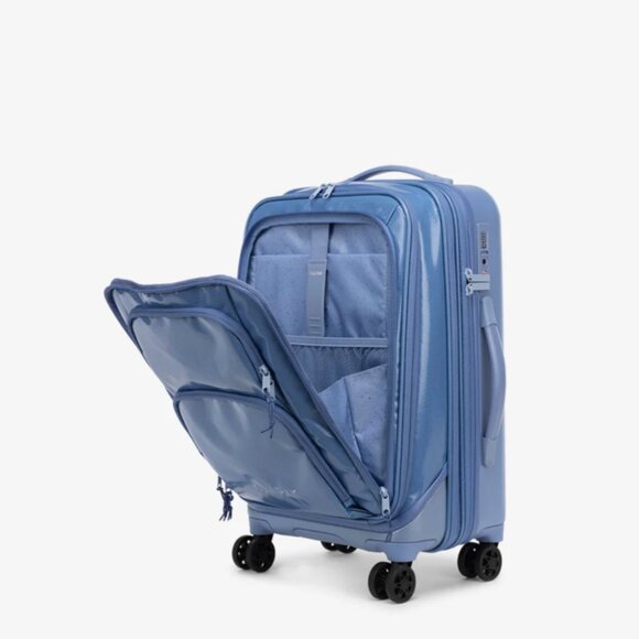 Terra 45L Glacier Blue Hybrid Carry-On Luggage - Picture 8 of 16